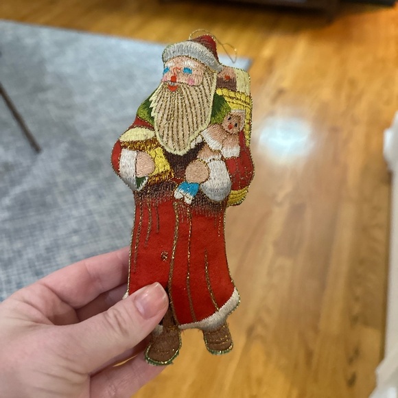 Pair of Santa Clause Christmas Tree Ornaments - Picture 4 of 5